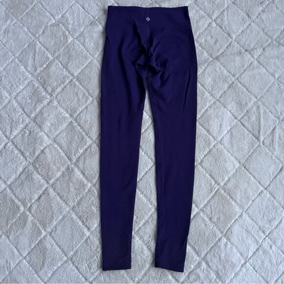 Lululemon | “Dense Purple” Wunder Under Pants | Size 4 - Picture 3 of 10